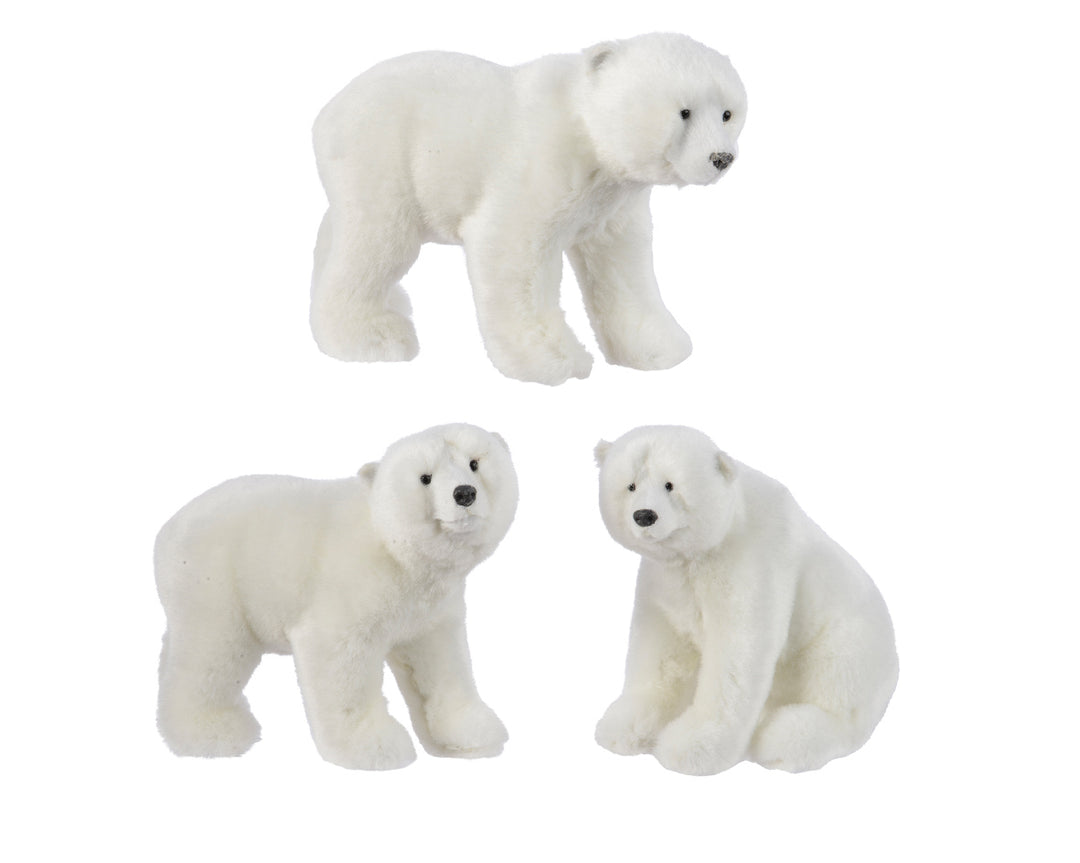 kaemingk standing polar bear - set of 3