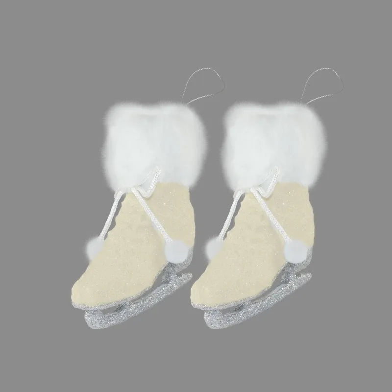 Pair Skates 12cm White