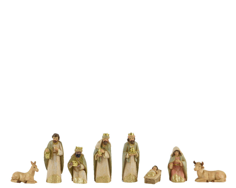 9cm 8 Piece Nativity Figures