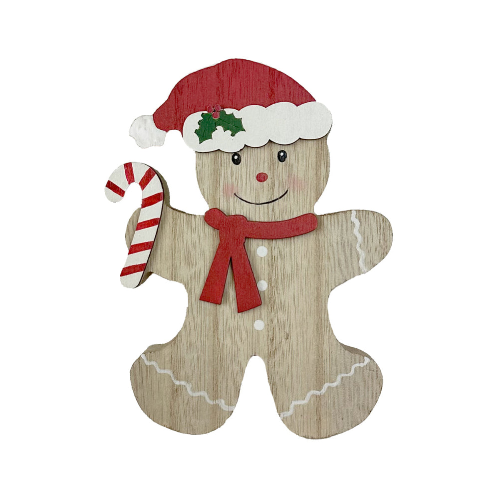 14cm Wooden Gingerbread
