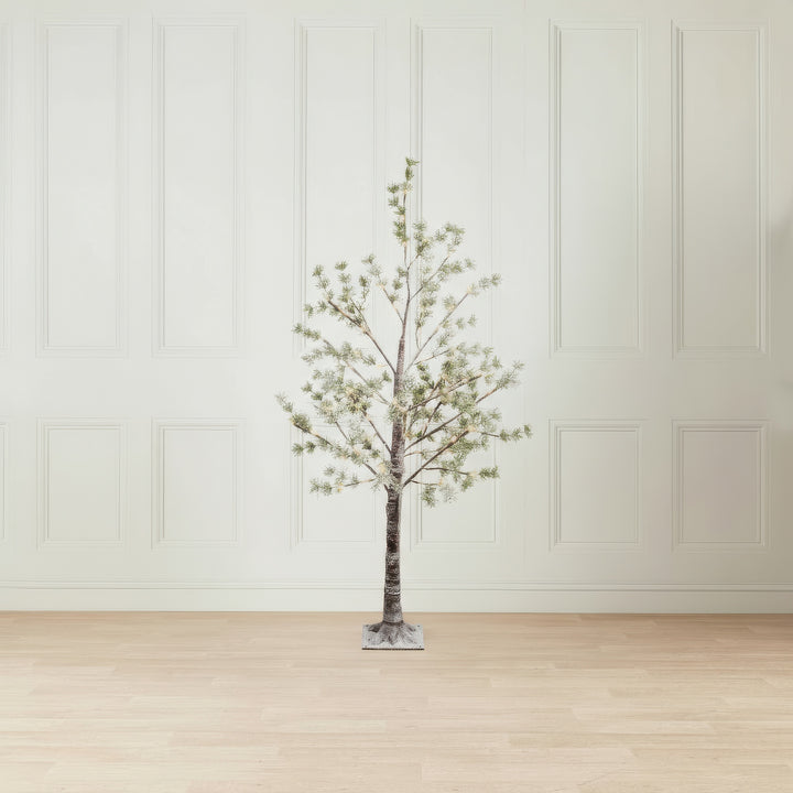 5ft LED Tree With Green Leaves