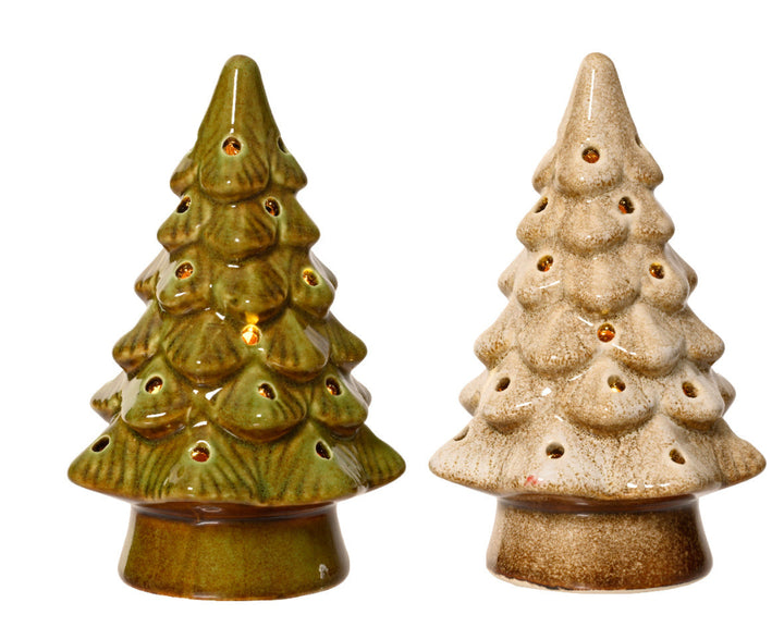 15cm LED Stoneware Tree