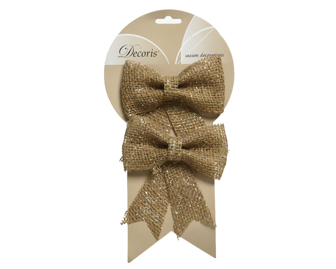 kaemingk jute bow - set of 2