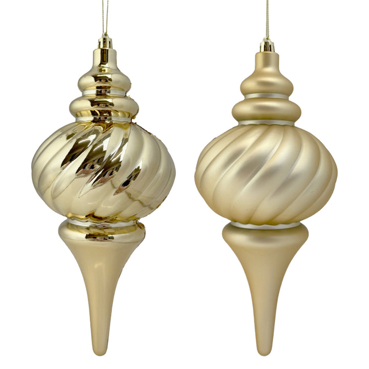 Christmas tree finials