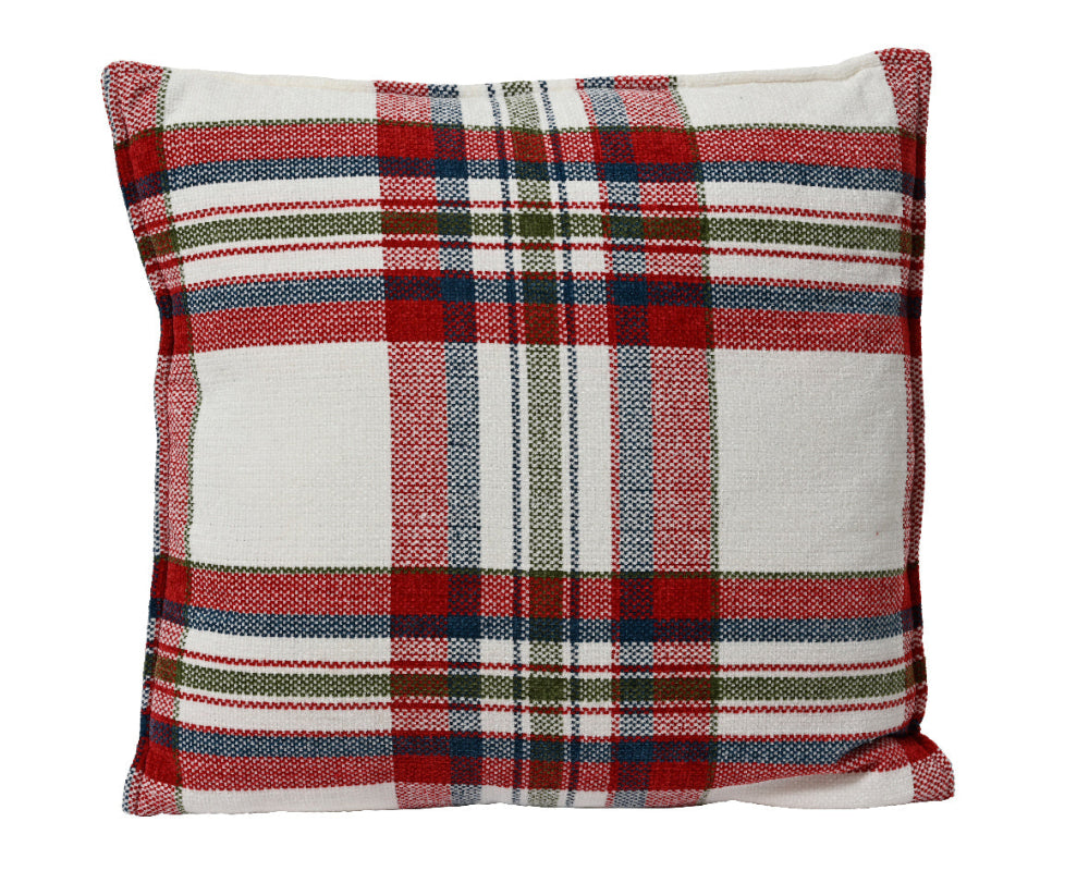 Cushion gb polyester square print check pattern