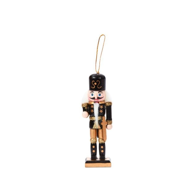 Nutcracker Pendant - Black & Gold