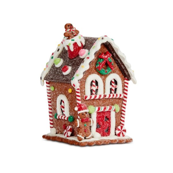 Battery Operated Gingerbread Candy Cottage