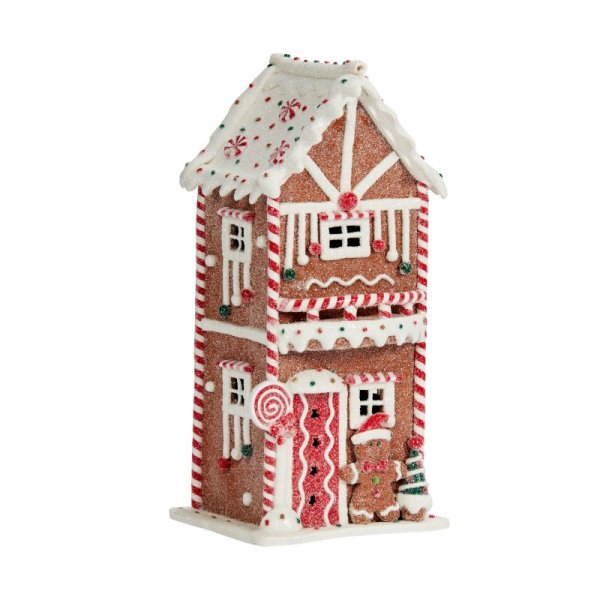 Battery Operated Gingerbread Candy Home