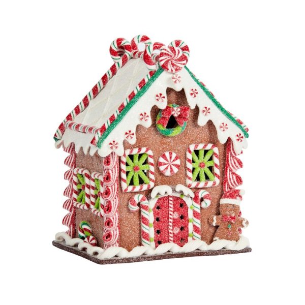 Battery Operated Gingerbread Candy Chalet