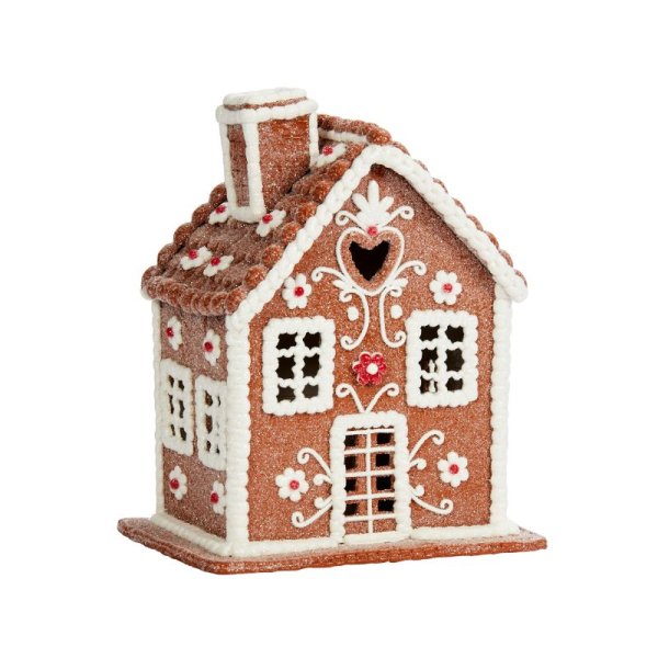 Battery Operated Gingerbread Edelweiss Chalet