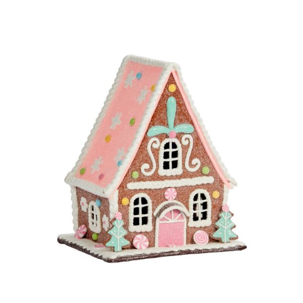 Battery Operated Gingerbread Swiss Chalet