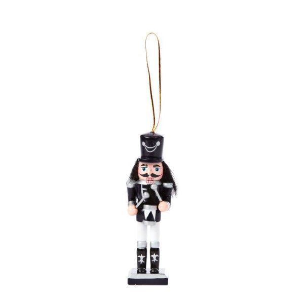 Nutcracker Pendant - Navy & Silver