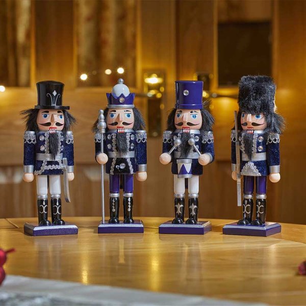 Nutcracker - Navy & Silver