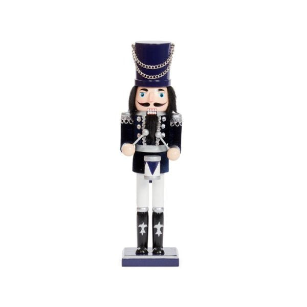 Nutcracker Large - Navy & Silver