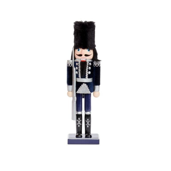 Nutcracker Large - Navy & Silver