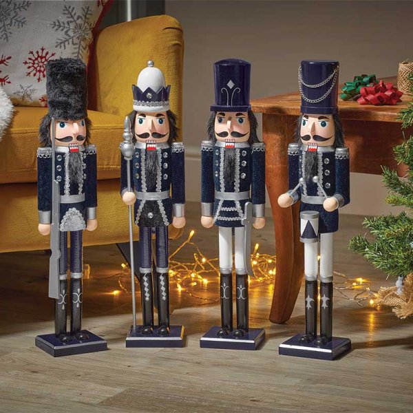 Nutcracker XL - Navy & Silver