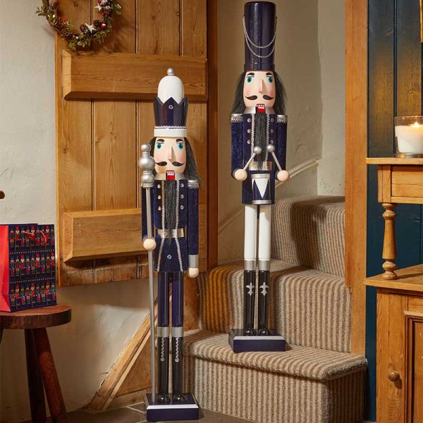 Nutcracker Mega - Navy & Silver