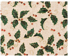 Deco Fabric Table Runner - Leaf/Cherry/Berry