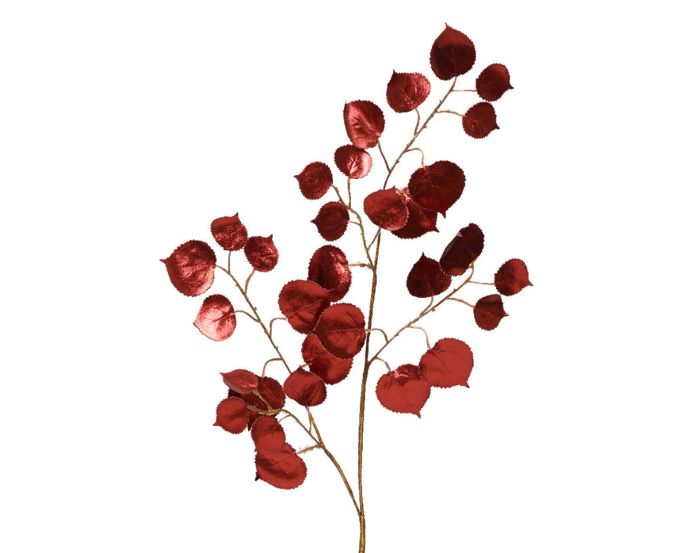 94cm Spray On Stem Shiny Red