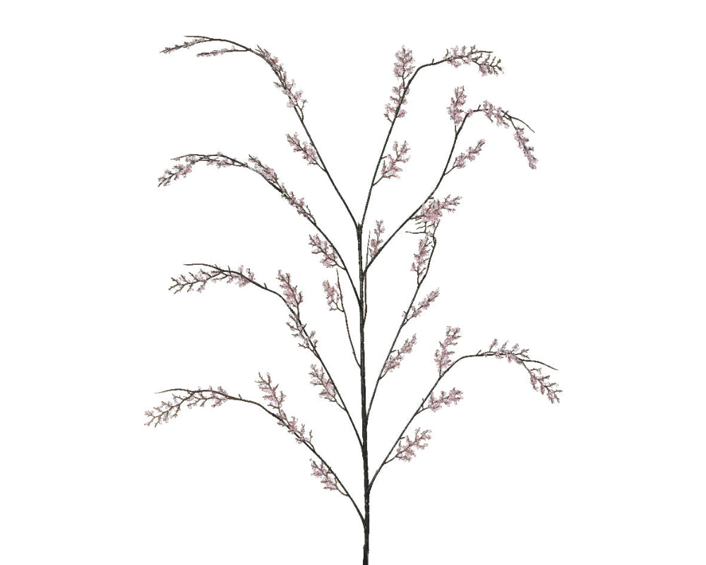 119cm Berry Spray With Plastic Beads Soft Pink