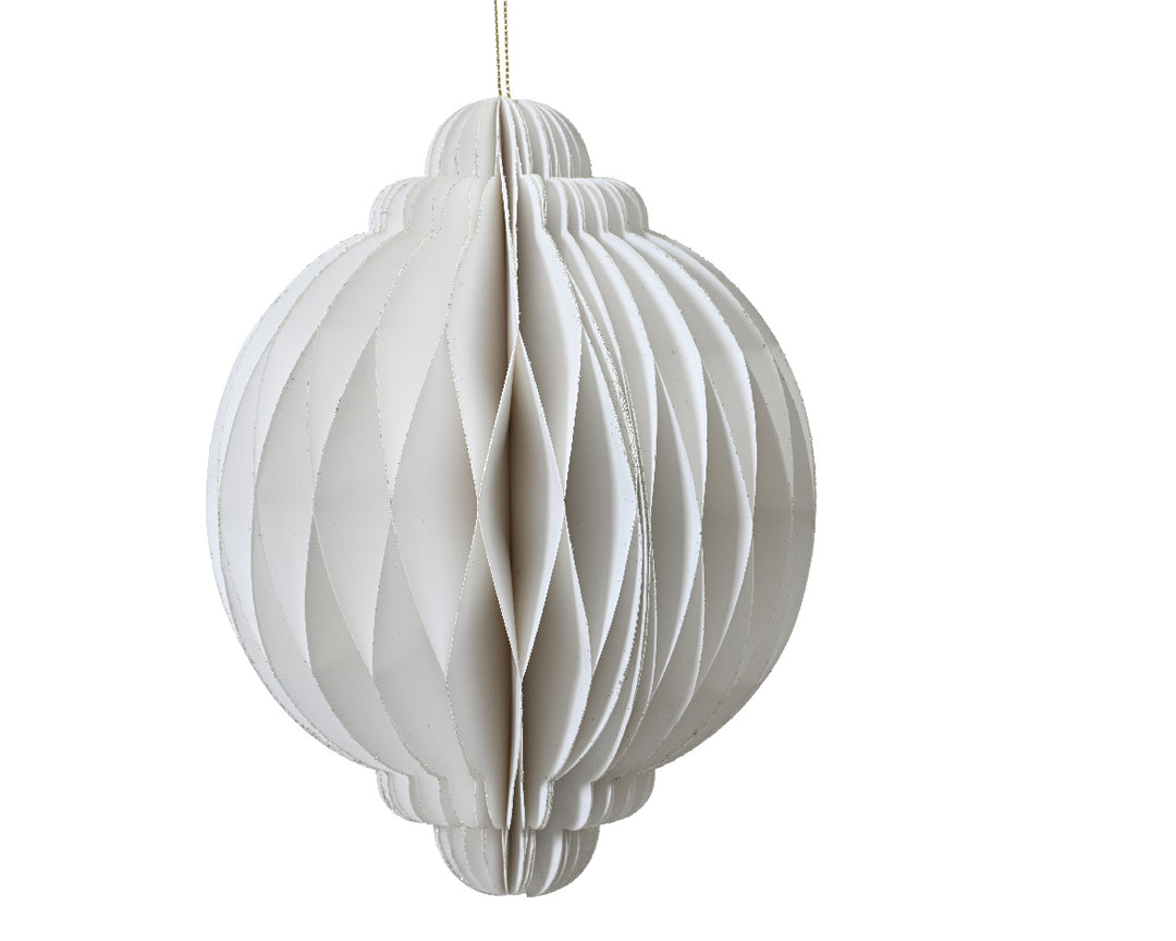 kaemingk 3d paper onion - white