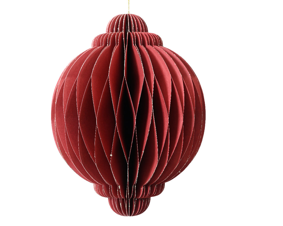 kaemingk 3d paper onion - red