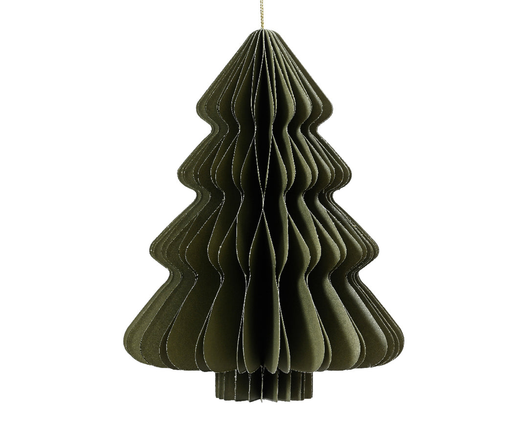 kaemingk 3d paper tree - green