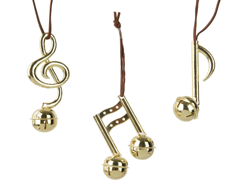 10cm Music Notes Gold