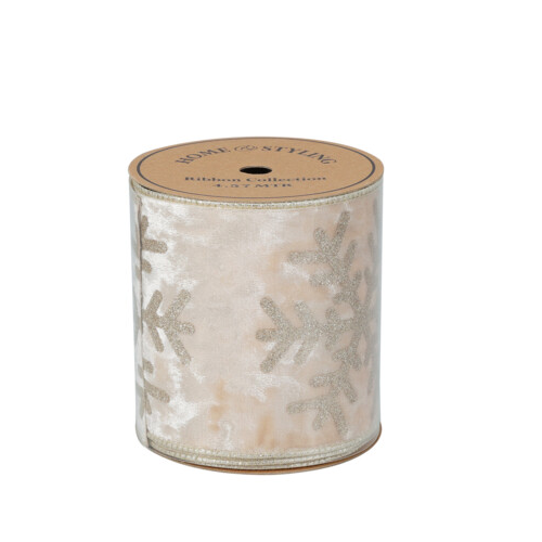 4.5m Velvet Ribbon - Champagne