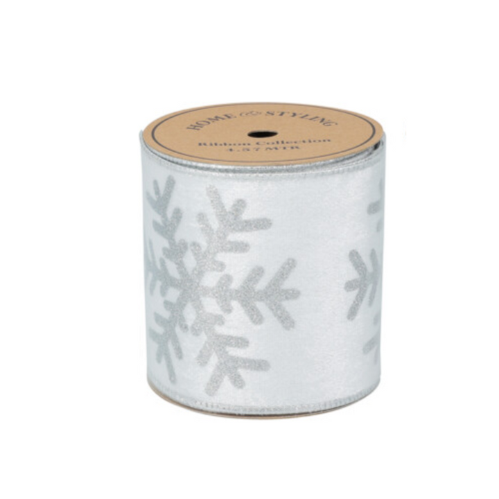 4.5m Velvet Ribbon - Silver