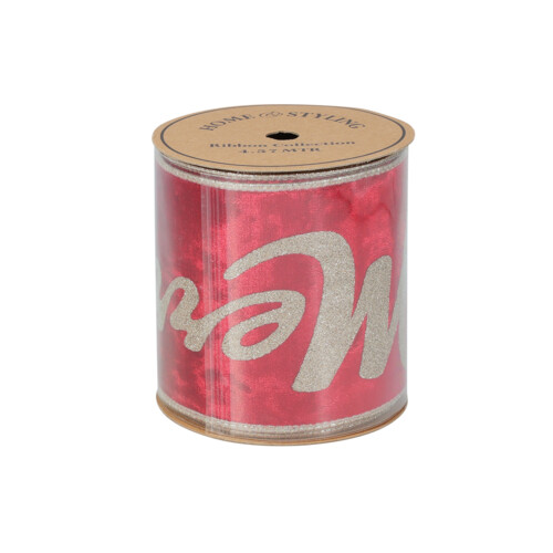 4.5m Velvet Ribbon - Red