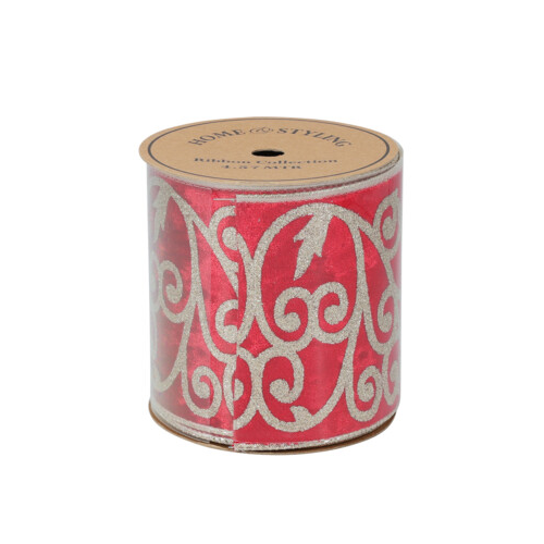 4.5m Velvet Ribbon - Red