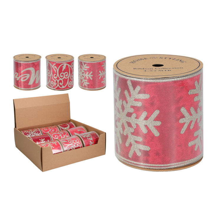 4.5m Velvet Ribbon - Red