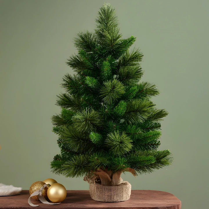 75cm Everlands Edmonton Mini Christmas Tree with Jute Base