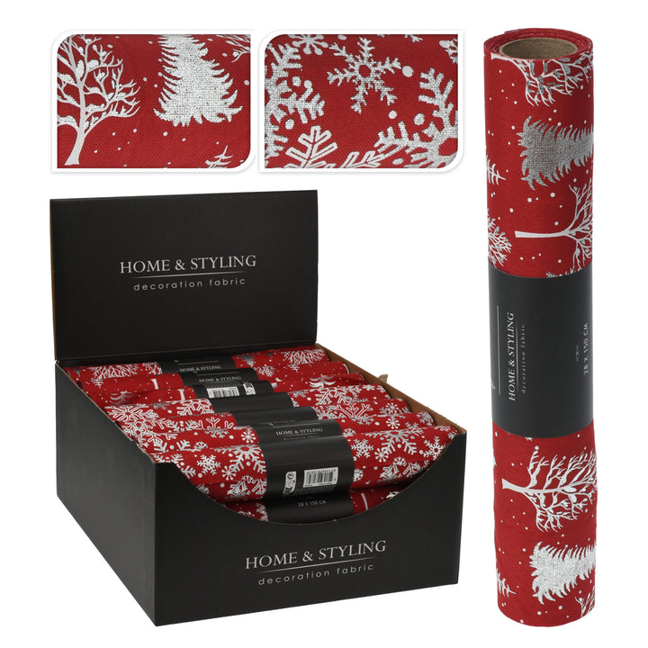 1.5m Fabric Runner - Red