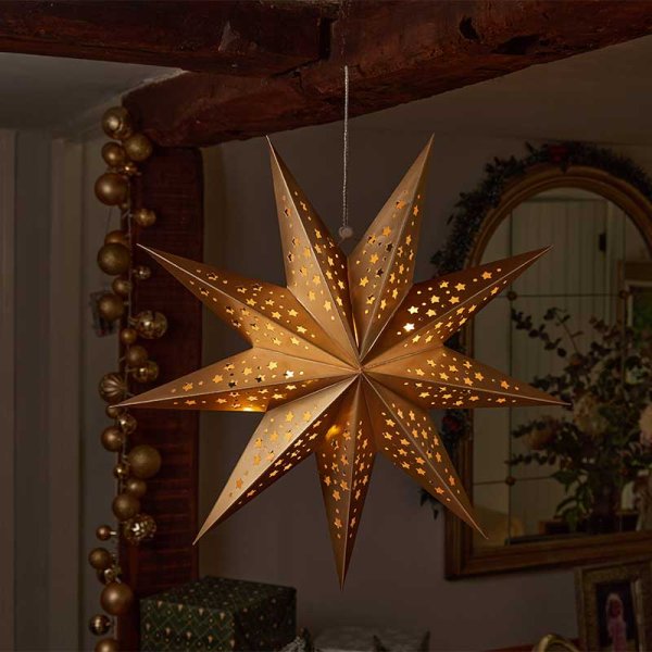 Battery Operated Inlit Origami Star