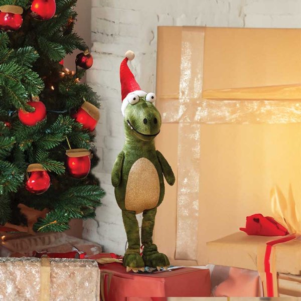 Standing Festive Dino