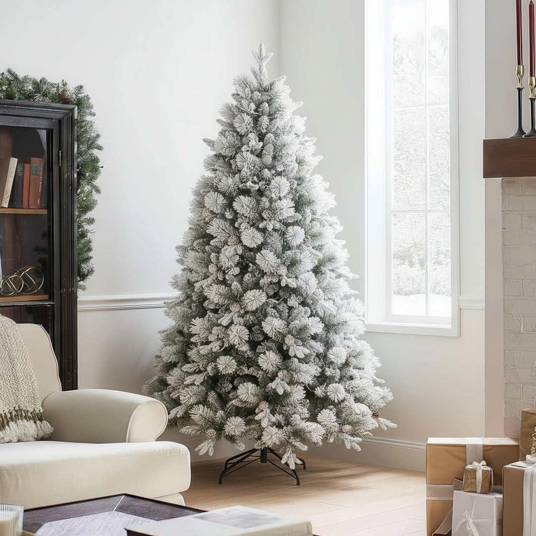 Frosted Christmas tree