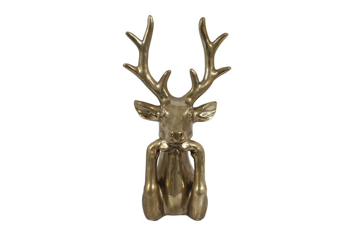 Zen Deer Ornament Gold / 30.5cm