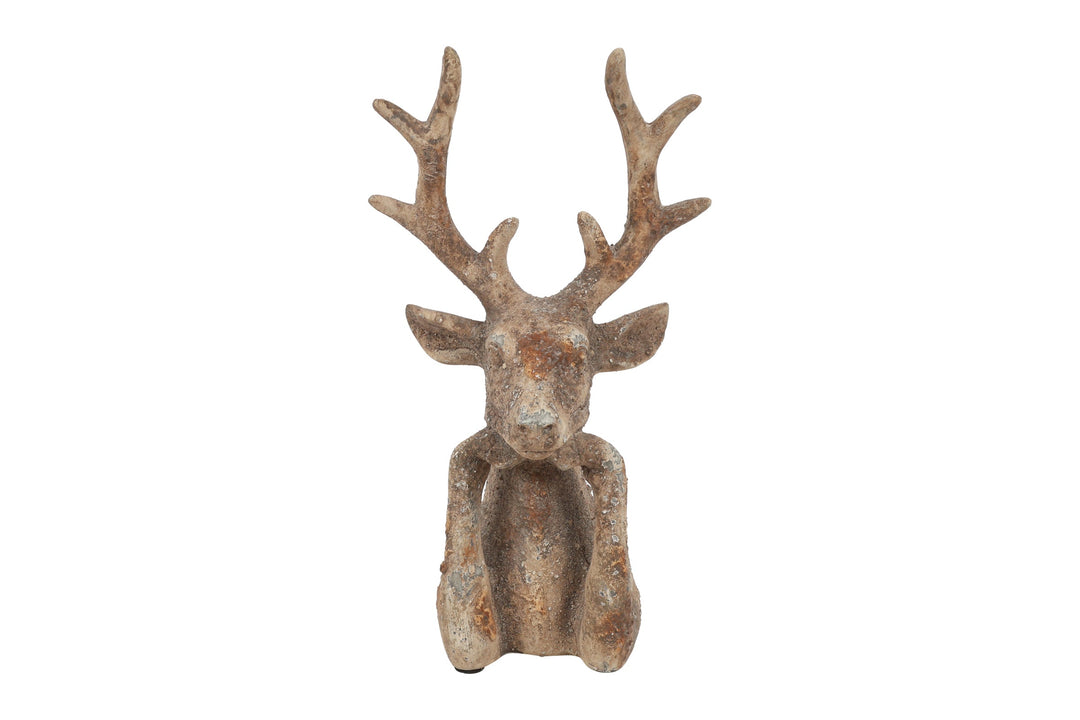 Zen Deer Ornament Grey / 30.5cm
