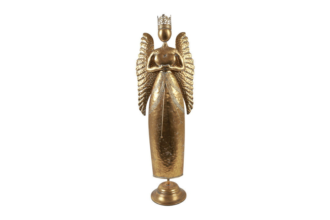 Lindy Metal Angel, Gold 92cm