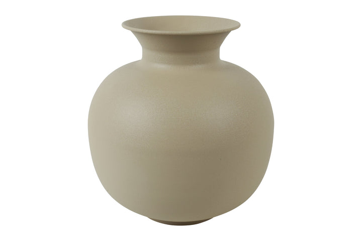 Faris Round Vase Cream / 32cm