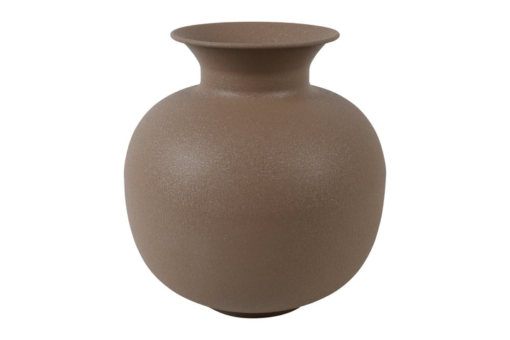 Faris Round Vase Brown / 32cm