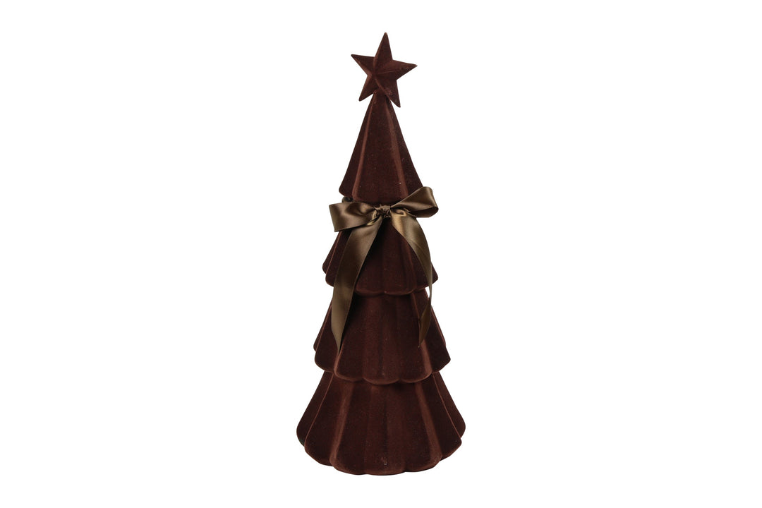 Connor Velvet Christmas Tree Purple / 39.5cm