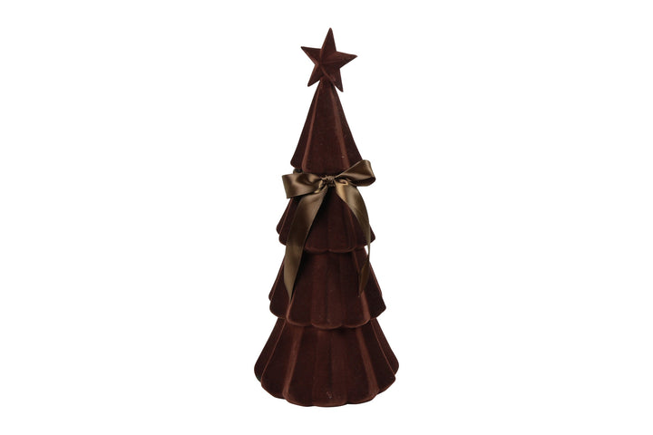 Connor Velvet Christmas Tree Purple / 39.5cm
