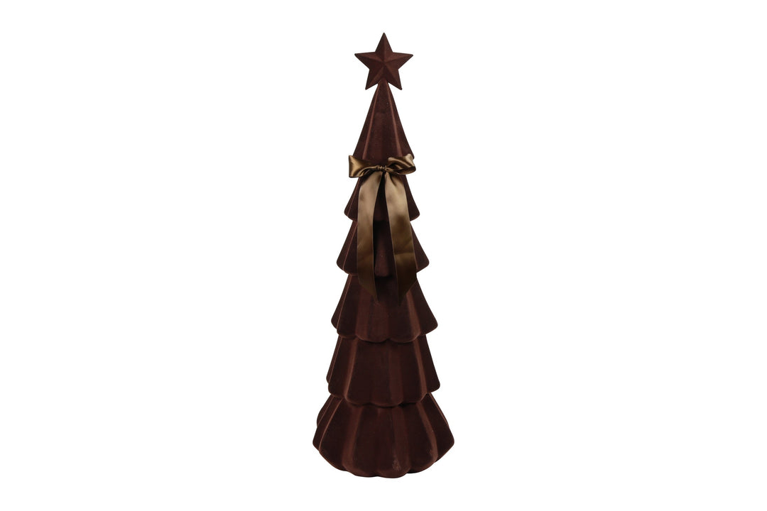 Connor Velvet Christmas Tree Purple / 76cm