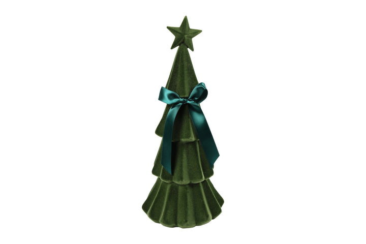 Connor Velvet Christmas Tree Light Green / 39.5cm