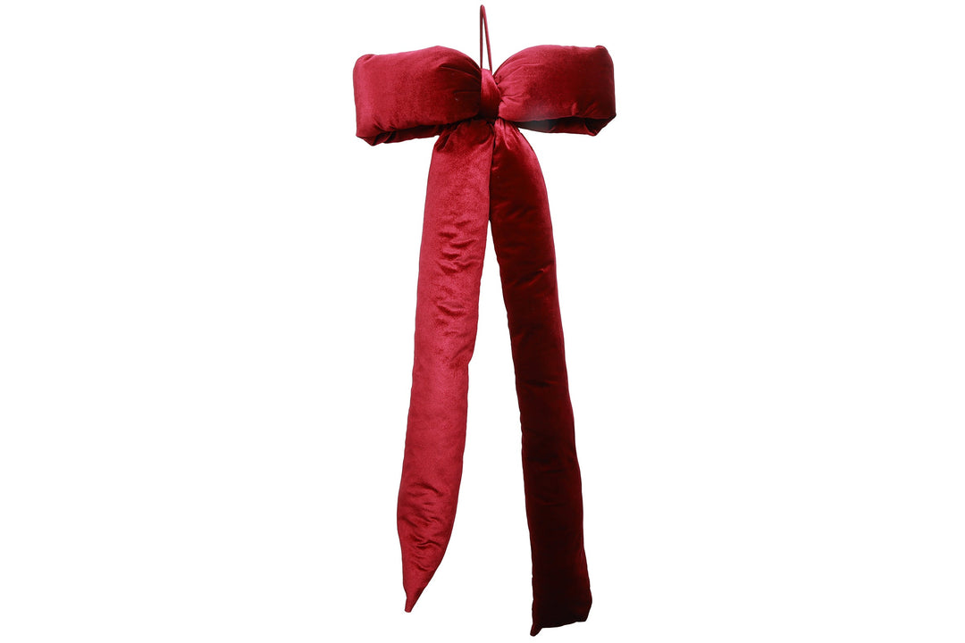 Royals Velvet Bow XXL, Bordeaux 130cm