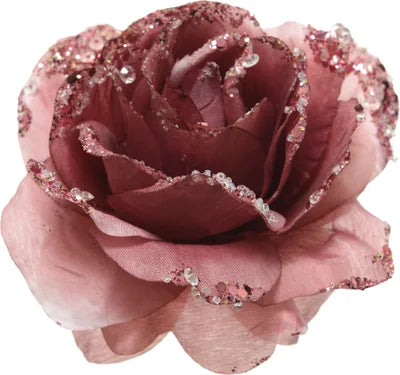 14cm Rose on Clip