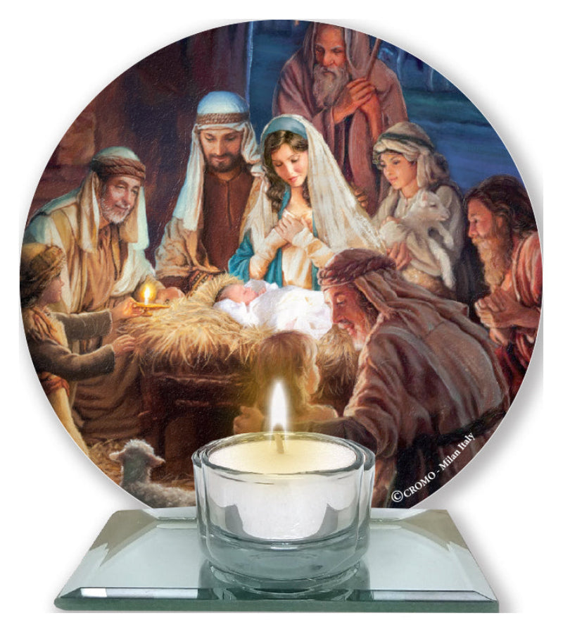 Glass Votive Tealight Holder